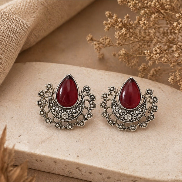 Laal Noor Brass Earrings