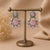 Gulnaar Blush Brass Earrings