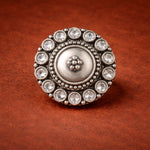 Classic Pearl Kundan Statement Ring