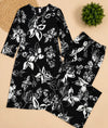 Onyx Abstract Printed Cotton Cord Set