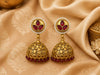 Ruhanika Ruby Jhumka Earrings