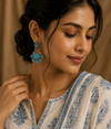 Firoza Noor Brass Earrings
