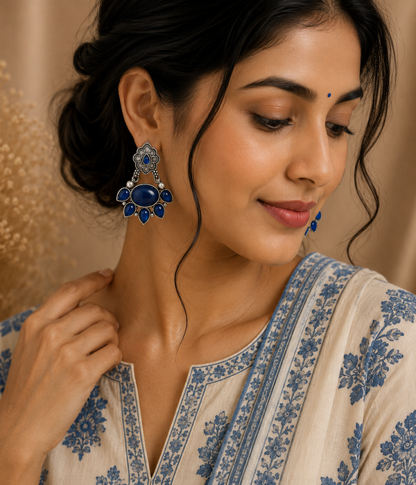 Neel Noor Brass Earrings