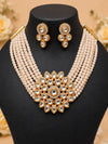 Noor Pearl Kundan Necklace Set
