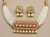 Rangrez Pearl Kundan Necklace Set
