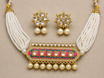 Rangrez Pearl Kundan Necklace Set