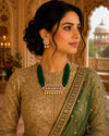 Panna Rangrez Kundan Necklace Set