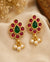 Gulnaar Ruby Emerald Drop Earrings