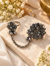 Eternal Bloom Dual-Finger Chain Ring