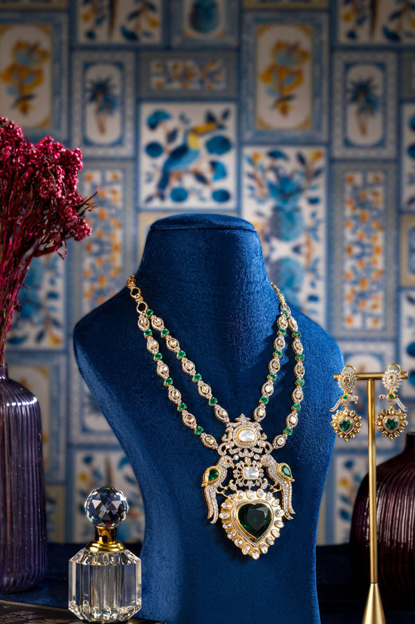 Peacock open setting set