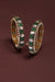 Emerald Kundan Bangles