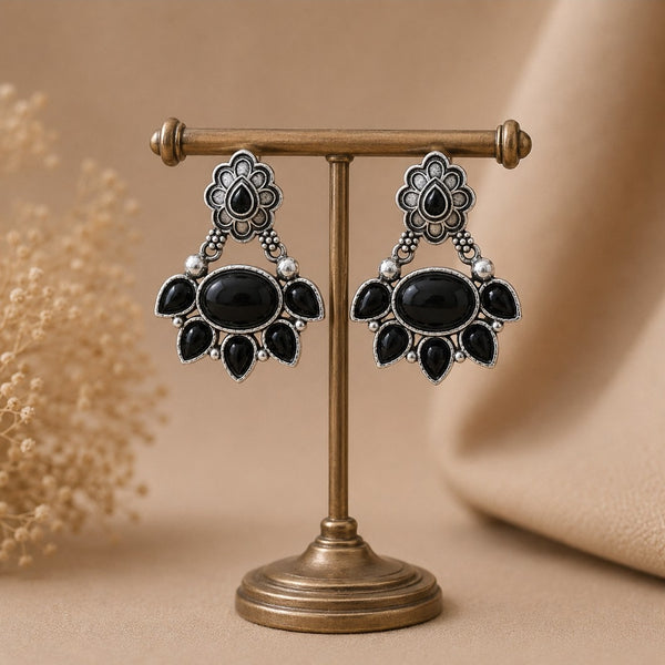 Noor Mahal Blackstone Earrings