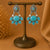 Firoza Noor Brass Earrings