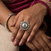 Classic Pearl Kundan Statement Ring