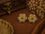 Emerald Blossom Antique Floral Stud Earrings