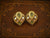 Emerald Kundan Heart-Shaped Antique Stud Earrings
