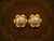 Noor Floral Gold Stud Earrings