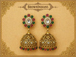 Rangriti Festive Jhumka Earrings