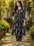 Black Ethnic Motifs Cotton Cord Set
