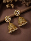Noorvati Pearl Kundan Jhumka Earrings