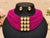 Fuchsia Kundan Beaded Necklace Set