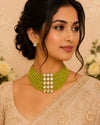 Zaitoon Kundan Beaded Necklace Set