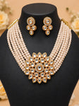 Noor Pearl Kundan Necklace Set