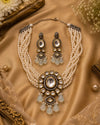 Noorva Pearl Kundan Necklace Set