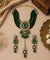 Zariya Emerald Kundan Necklace Set