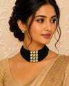 Shyam Kundan Beaded Necklace Set