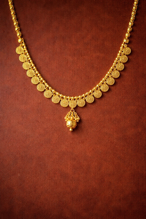 Ornate Coin-Detail Necklace