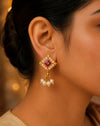 Rubeina Pearl Drop Earrings