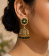 Zareen Emerald Jhumka Earrings
