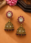 Gulbahaar Multicolor Jhumka Earrings