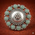 Ocean Bloom Oxidized Silver-Tone Statement Ring