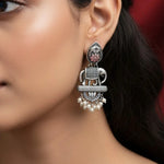 Handcrafted Silver-Brass Elephant Drops