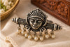 Oxidised Tribal Pearl Drop Statement Ring