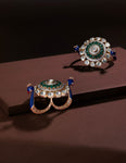 Peacock diamond pole ki ring